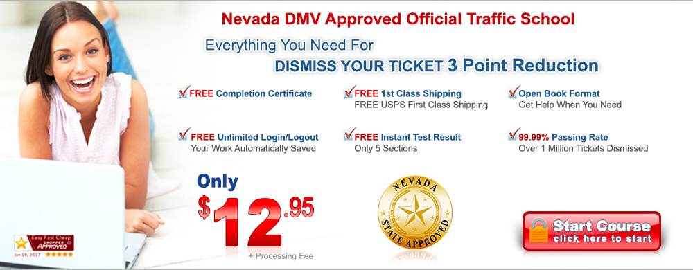 Nevada approved traffic school online